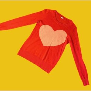 J. Crew Heart Sweater